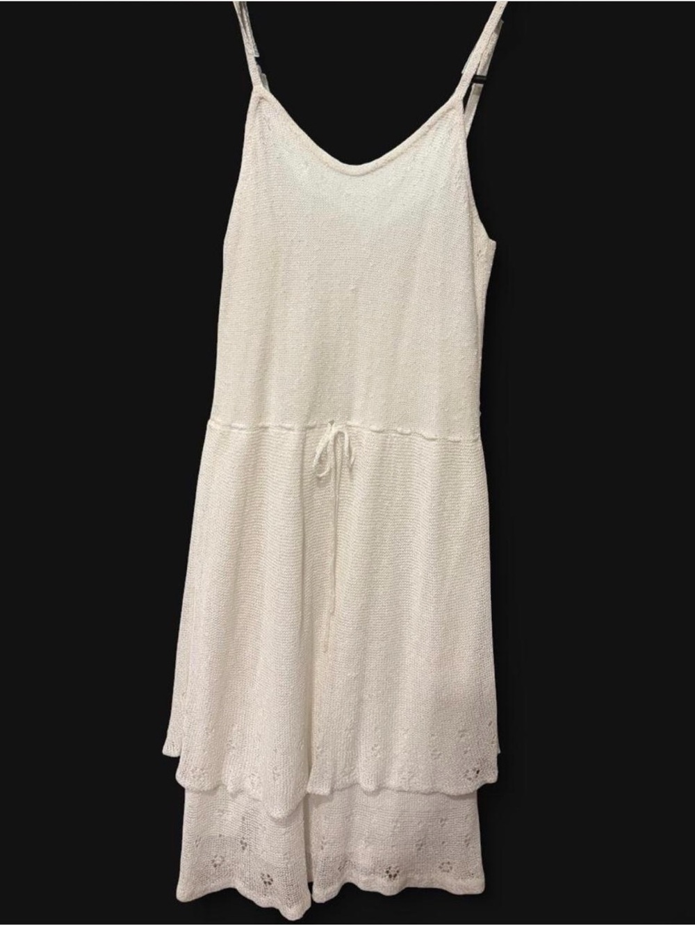 Off White Strappy Dress